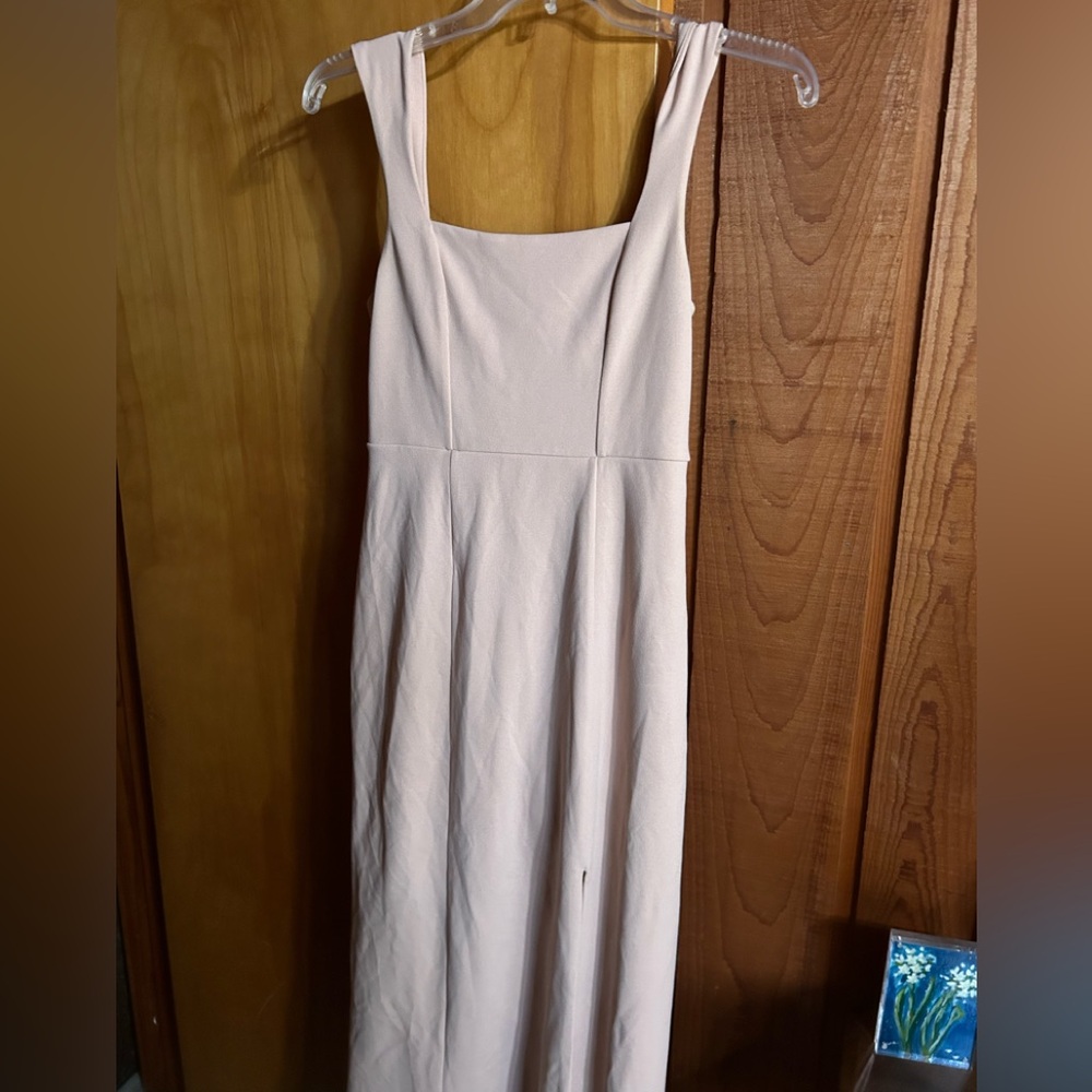 Show me your Mumu pink Square-Neck Dress